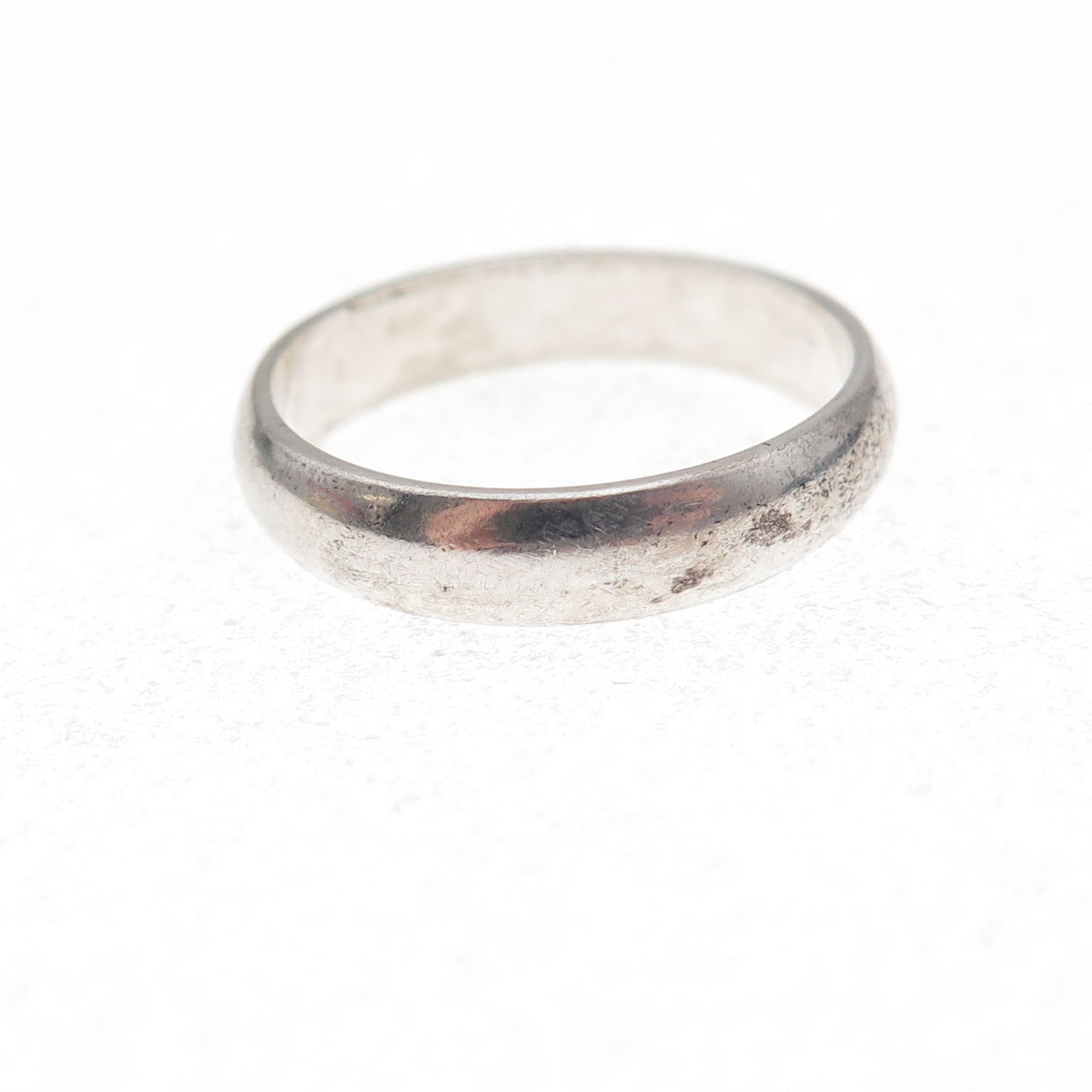 Waldeck 925 Sterling Silver Vintage Classic Wedding Band Ring Size 6
