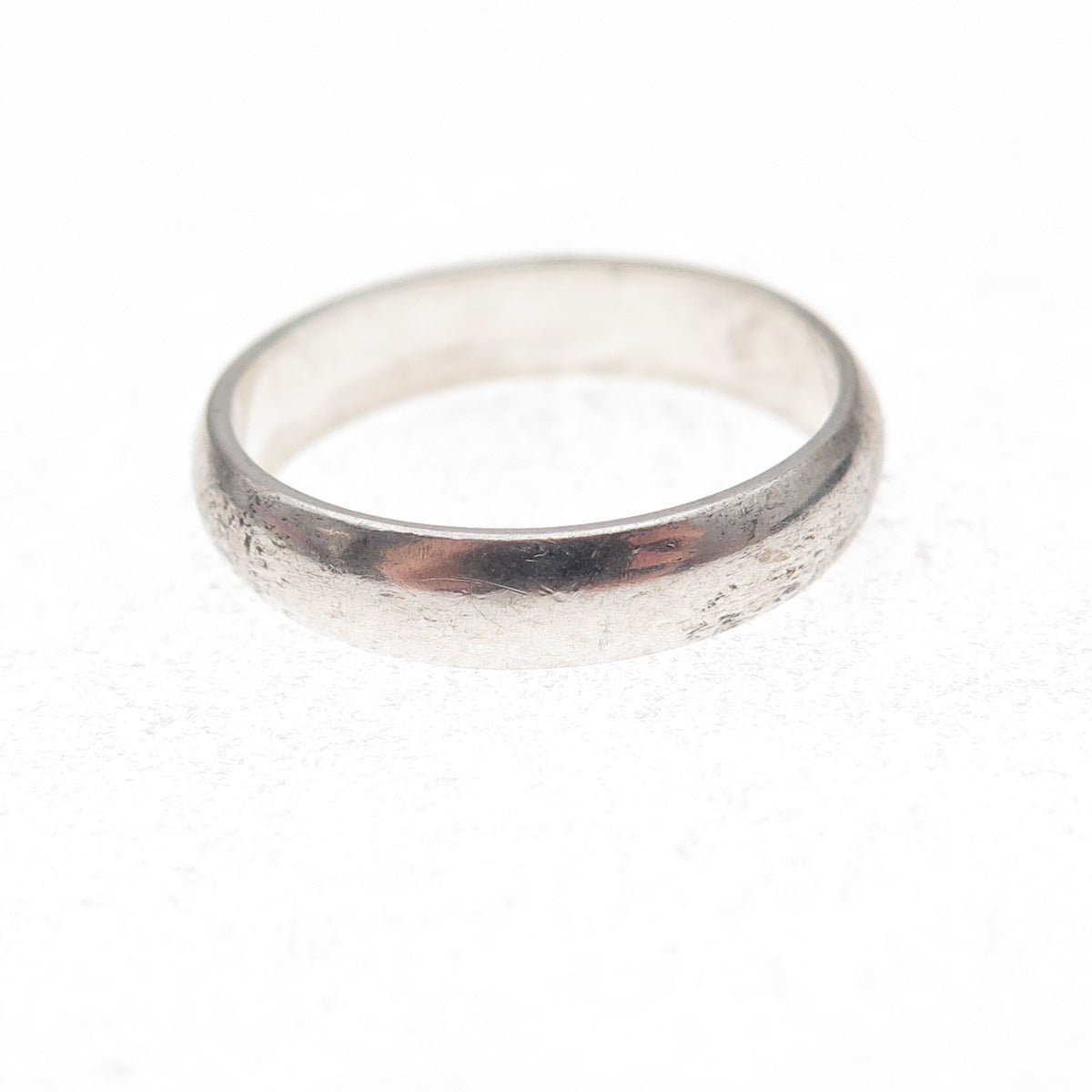 Waldeck 925 Sterling Silver Vintage Classic Wedding Band Ring Size 6