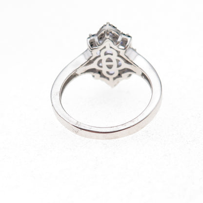 Chuck Clemency 925 Sterling Silver Real Tanzanite & Black Spinel Ring Size 8.25