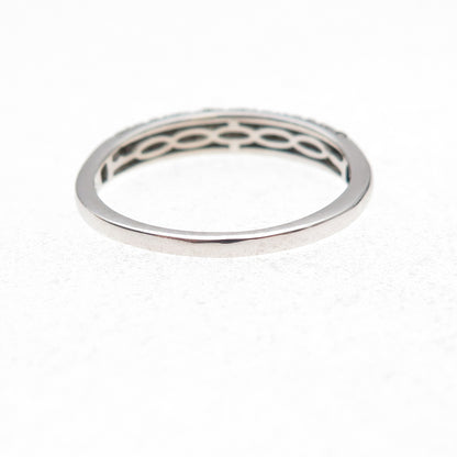 D'Joy 925 Sterling Silver Real Round-Cut Cognac Diamond Ring Size 11