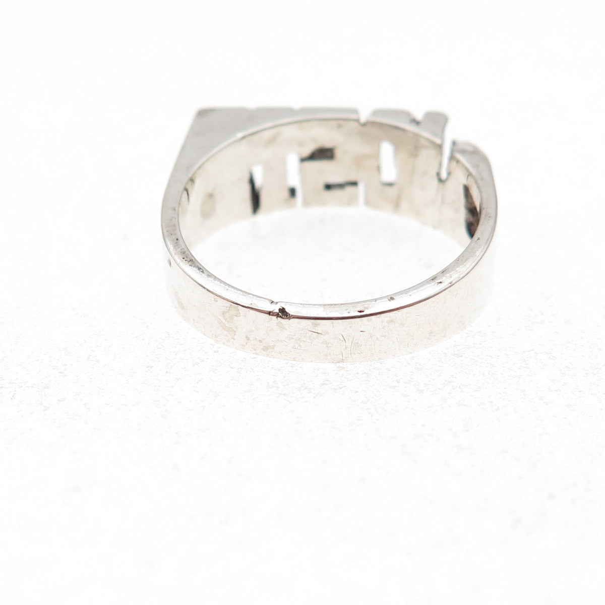 Laredo 925 Sterling Silver Vintage Josie Name Oxidized Ring Size 6.5