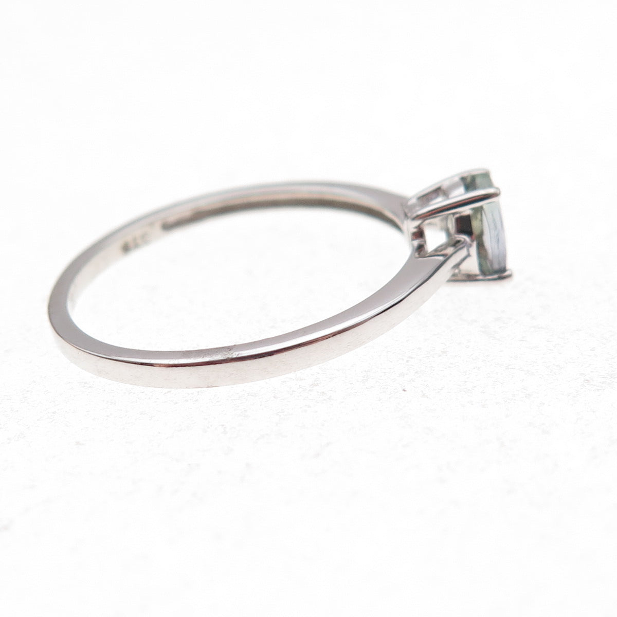 Chuck Clemency 925 Sterling Silver Real Oval-Cut Iolite Ring Size 8