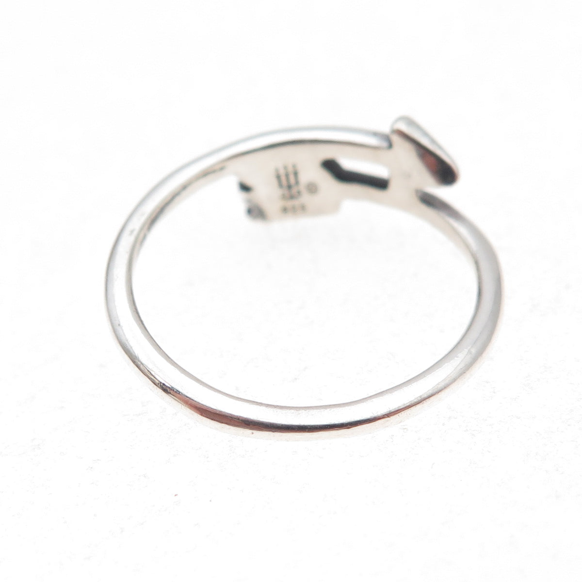 James Avery 925 Sterling Silver Vintage Arrow Oxidized Ring Size 8