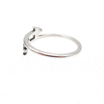 James Avery 925 Sterling Silver Vintage Arrow Oxidized Ring Size 8