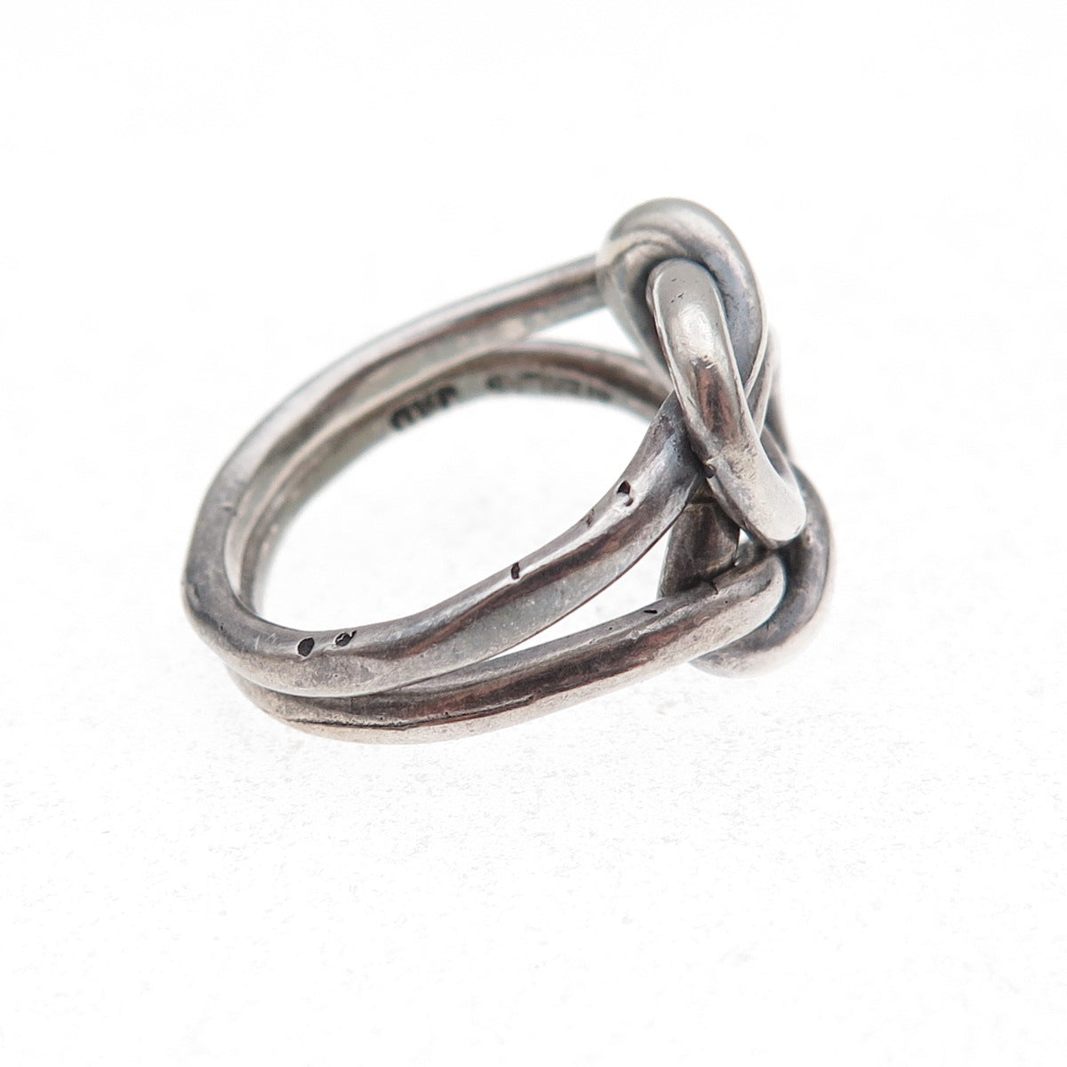 Gioia Clavenzani & Ivano Ghinelli Sterling Silver Vintage Love Knot Ring Size 6