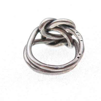 Gioia Clavenzani & Ivano Ghinelli Sterling Silver Vintage Love Knot Ring Size 6
