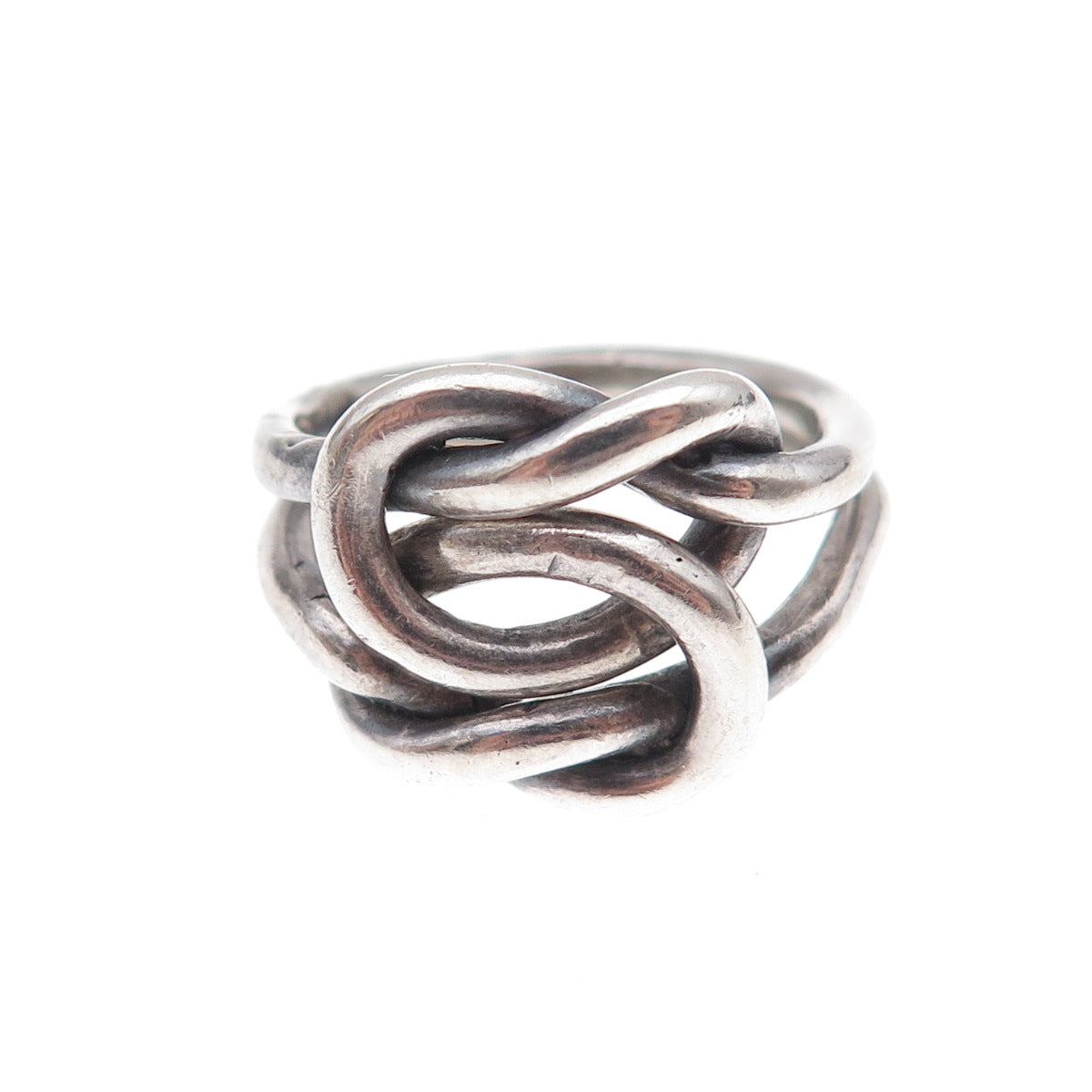 Gioia Clavenzani & Ivano Ghinelli Sterling Silver Vintage Love Knot Ring Size 6