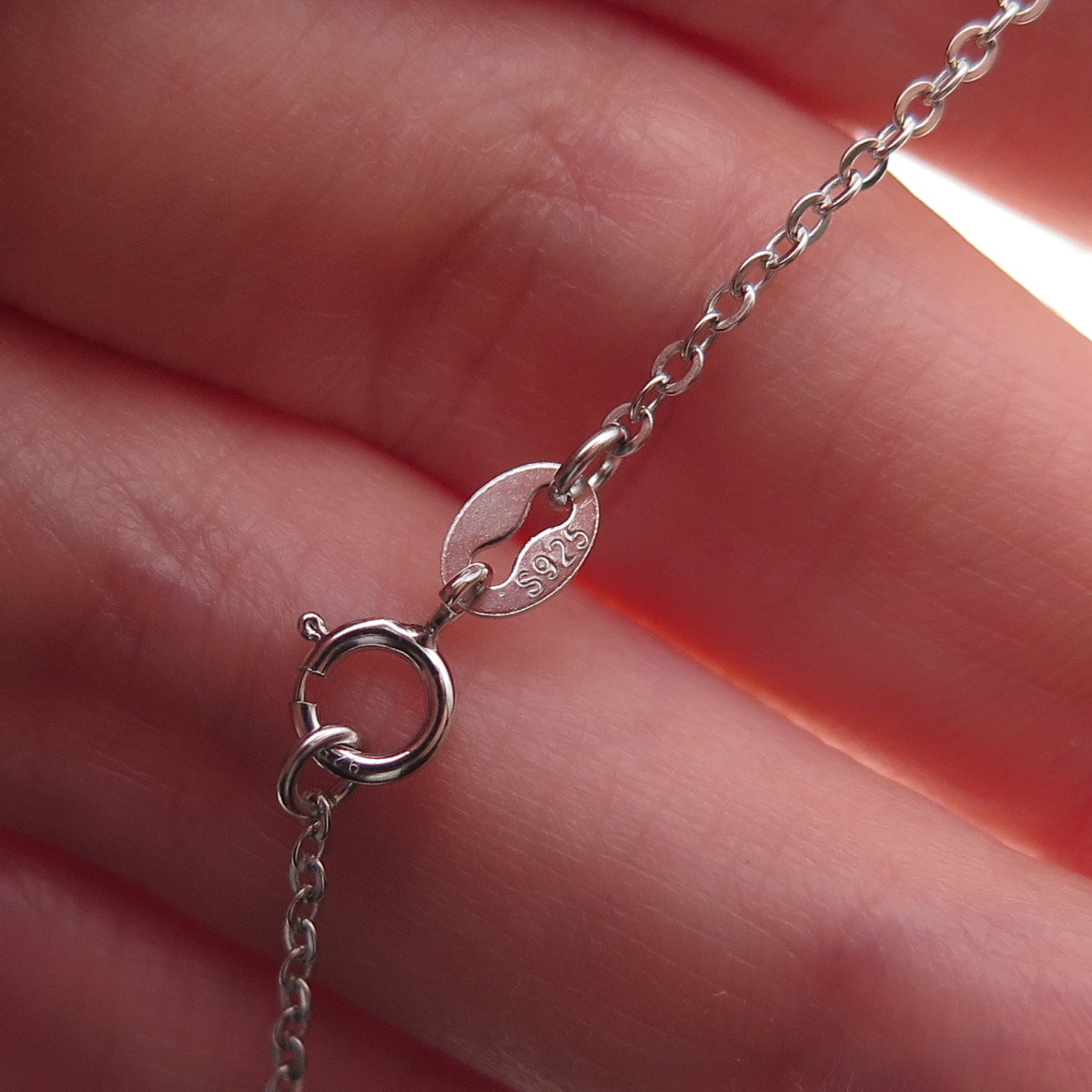 925 Sterling Silver Round-Cut C Z Tree of Life Cable Chain Necklace 18"