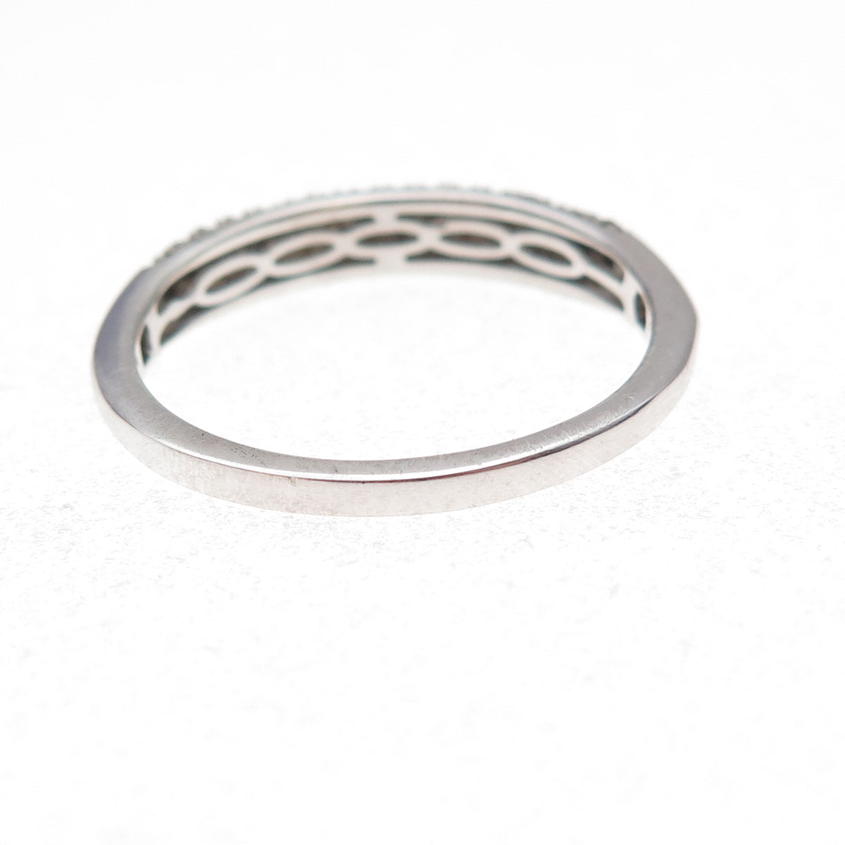 D'Joy 925 Sterling Silver Real Round-Cut Cognac Diamond Ring Size 11