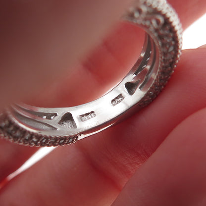 Chuck Clemency 925 Sterling Silver Real Oval-Cut Iolite Ring Size 8.25