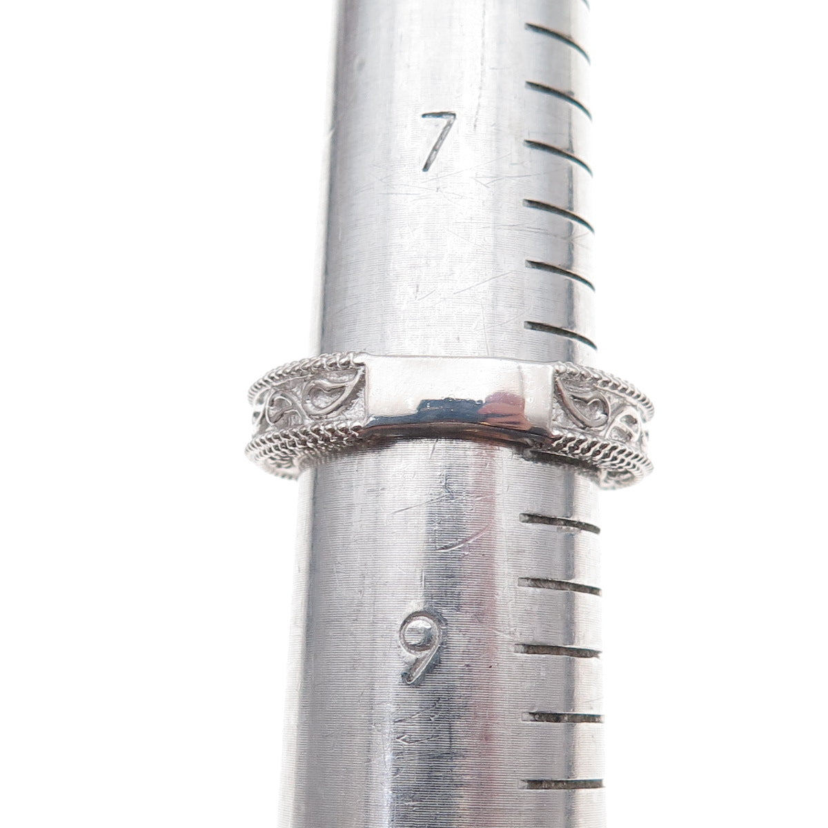 Chuck Clemency 925 Sterling Silver Real Oval-Cut Iolite Ring Size 8.25