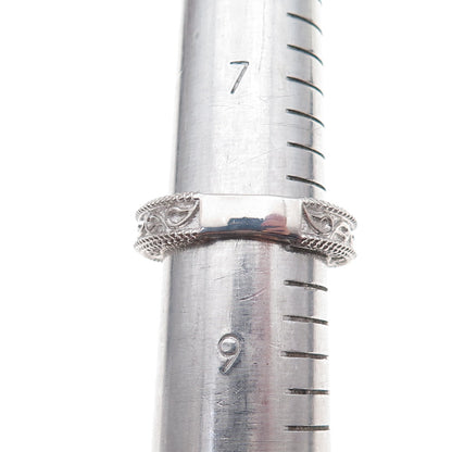 Chuck Clemency 925 Sterling Silver Real Oval-Cut Iolite Ring Size 8.25