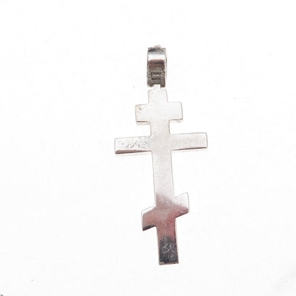 Links of London 925 Sterling Silver Vintage Orthodox Cross Pendant