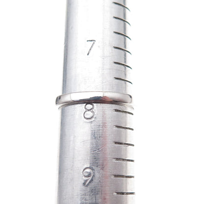 925 Sterling Silver Real Marquise-Cut Tanzanite Floral Ring Size 8