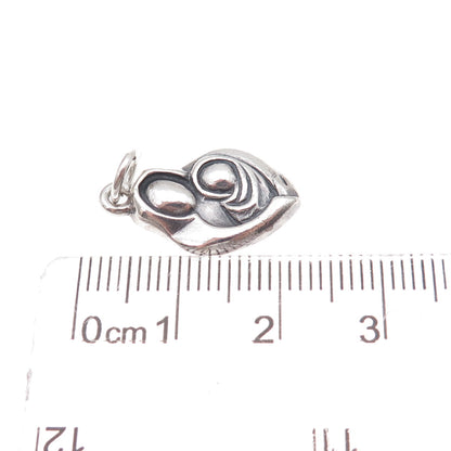 James Avery 925 Sterling Silver Vintage Motherhood Oxidized Charm Pendant