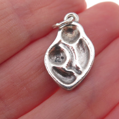 James Avery 925 Sterling Silver Vintage Motherhood Oxidized Charm Pendant