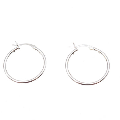 925 Sterling Silver Hoop Earrings