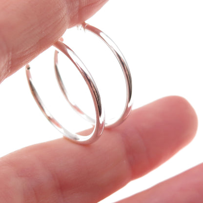 925 Sterling Silver Hoop Earrings