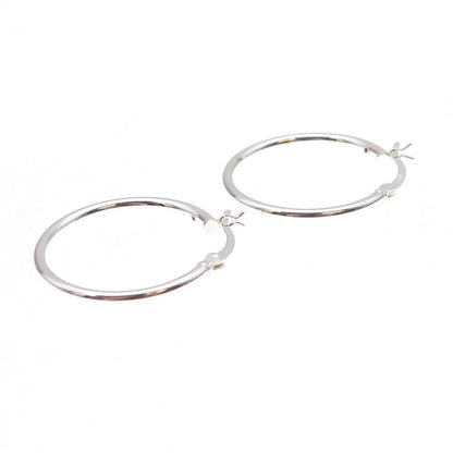 925 Sterling Silver Hoop Earrings