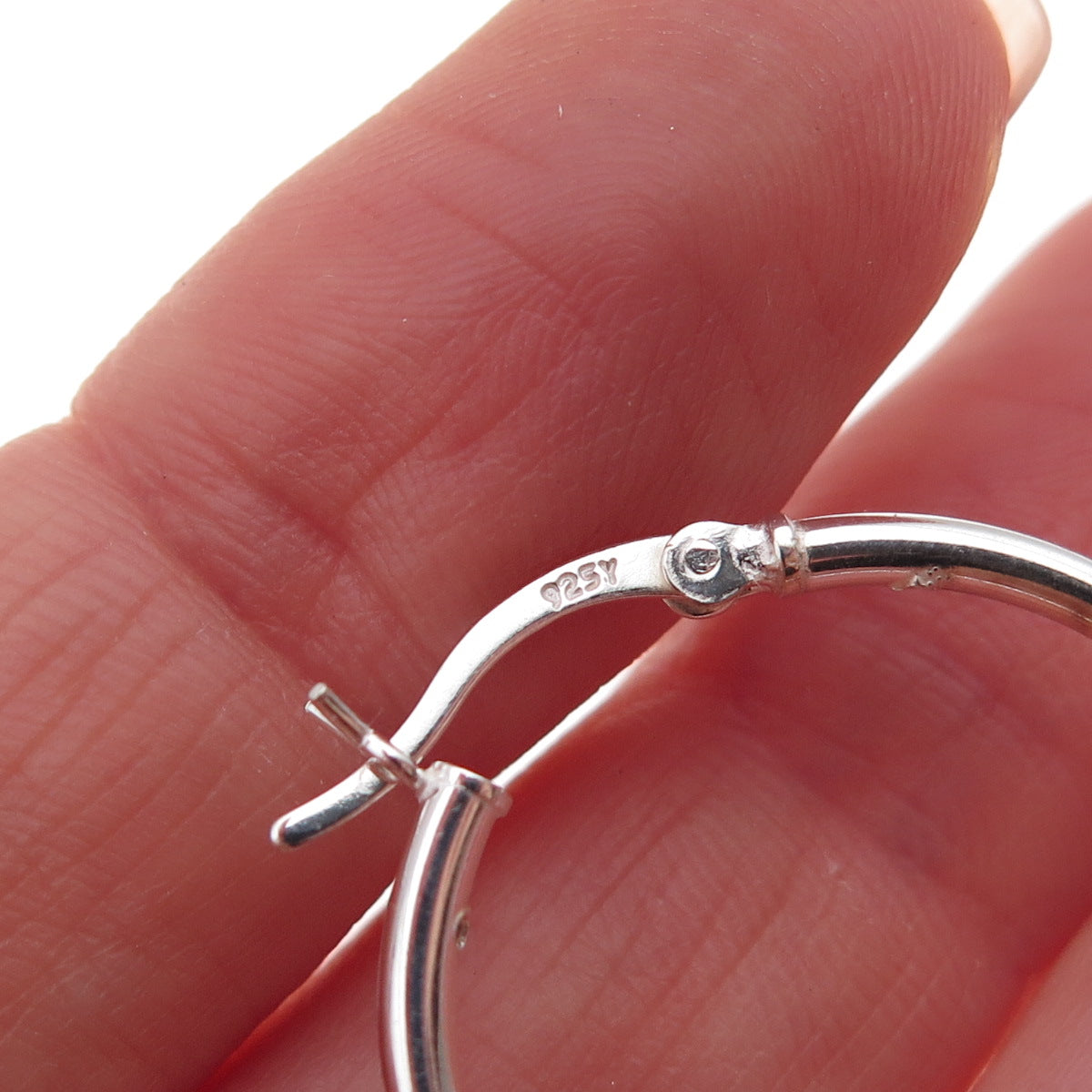 925 Sterling Silver Hoop Earrings