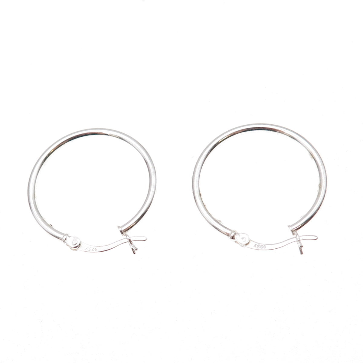 925 Sterling Silver Hoop Earrings