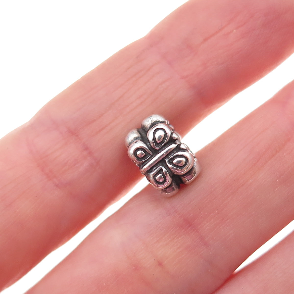 Pandora 925 Sterling Silver Butterfly Spacer Slide Bead Charm