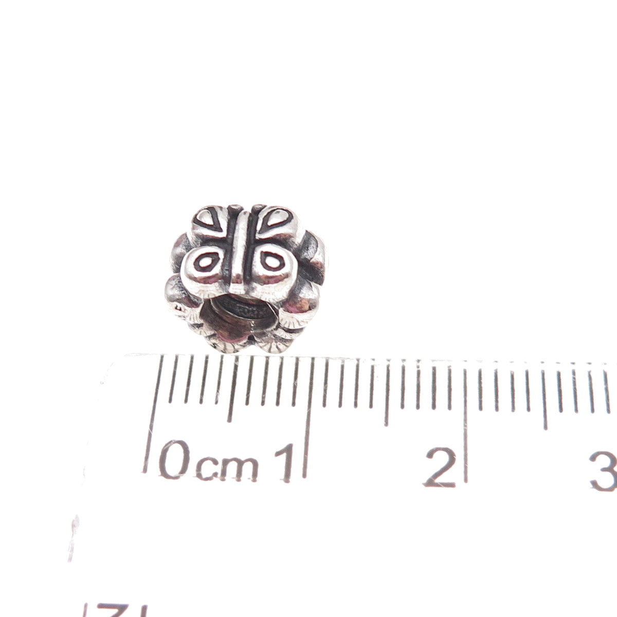Pandora 925 Sterling Silver Butterfly Spacer Slide Bead Charm
