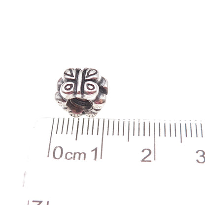 Pandora 925 Sterling Silver Butterfly Spacer Slide Bead Charm
