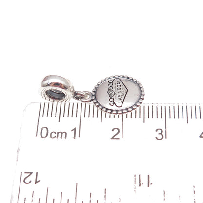 Pandora 925 Sterling Silver Welcome to Fabulous Las Vegas Dangle Charm
