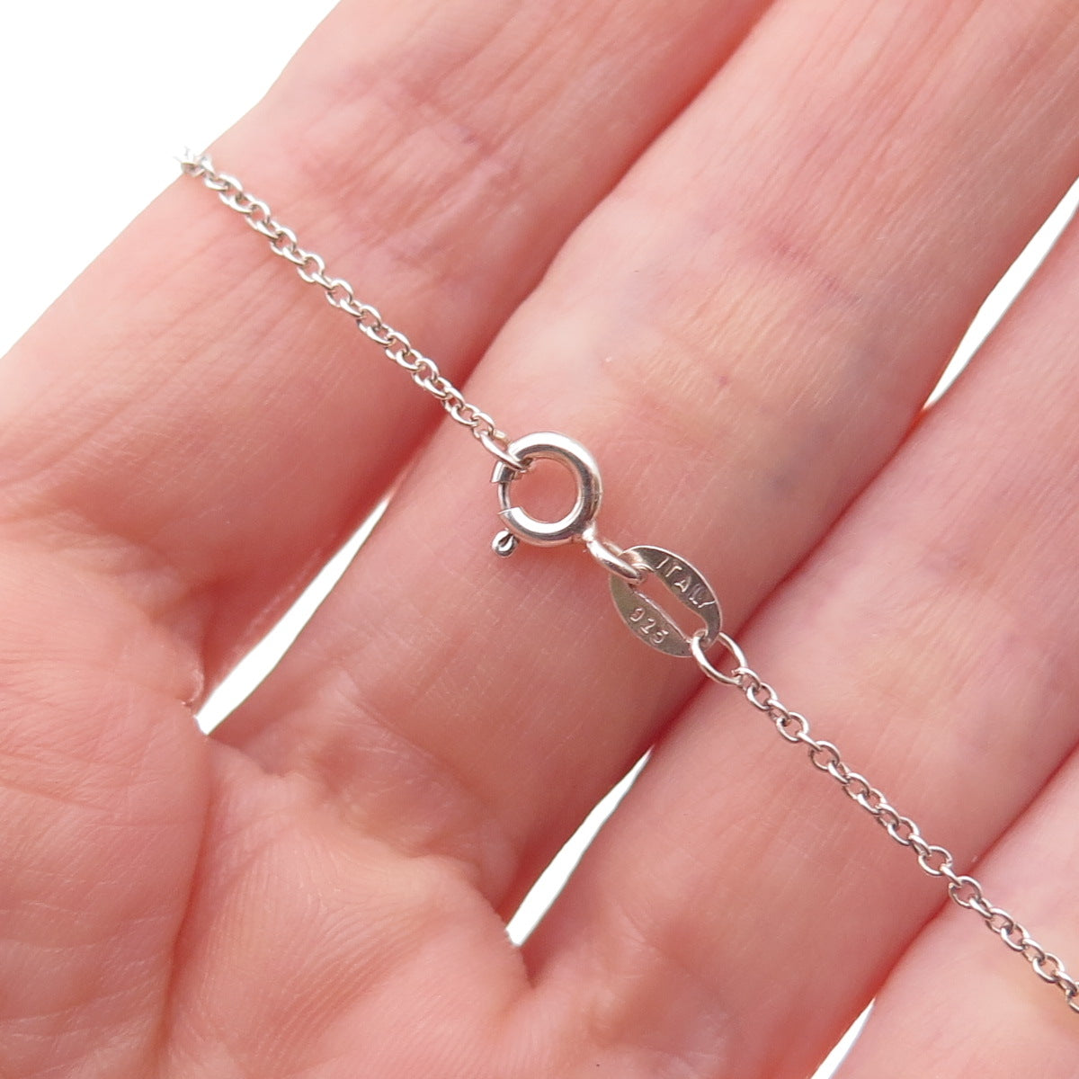 925 Sterling Silver Real Cushion-Cut Amethyst Cable Chain Necklace 18"