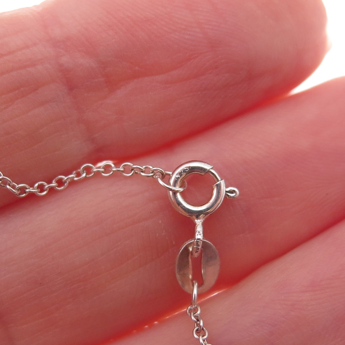 925 Sterling Silver Real Cushion-Cut Amethyst Cable Chain Necklace 18"