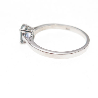 Chuck Clemency 925 Sterling Silver Real Oval-Cut Iolite Ring Size 8.25