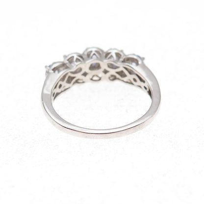 Chuck Clemency 925 Sterling Silver Real Oval-Cut Tanzanite Ring Size 7.75