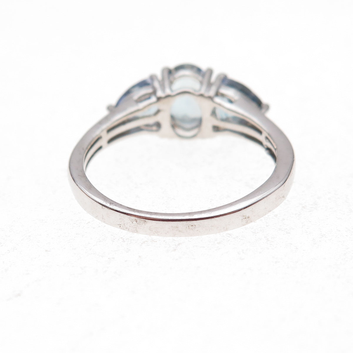 Chuck Clemency 925 Sterling Silver Real Tanzanite Ring Size 8.25