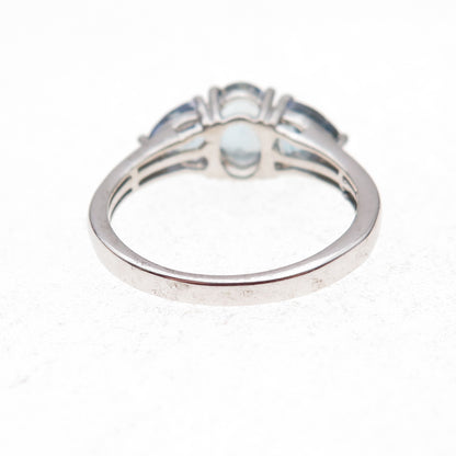 Chuck Clemency 925 Sterling Silver Real Tanzanite Ring Size 8.25