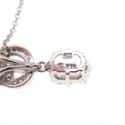 Metropolitan Museum of Art Sterling Silver C Z Snake Cable Chain Necklace 18"