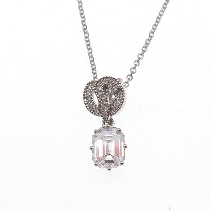 Metropolitan Museum of Art Sterling Silver C Z Snake Cable Chain Necklace 18"
