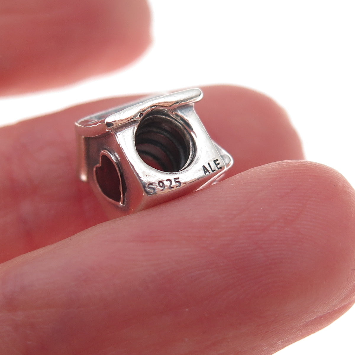 Pandora 925 Sterling Silver Doghouse Slide Bead Charm