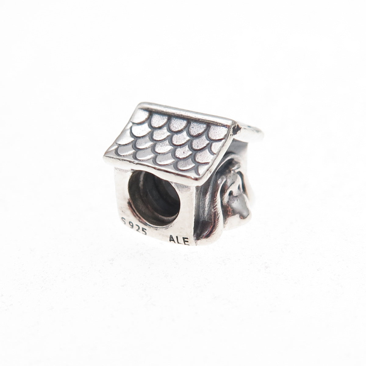 Pandora 925 Sterling Silver Doghouse Slide Bead Charm
