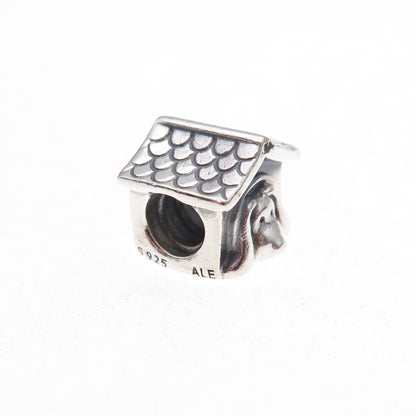 Pandora 925 Sterling Silver Doghouse Slide Bead Charm
