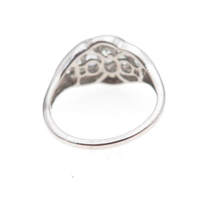 Chuck Clemency 925 Sterling Silver Real Oval-Cut Tanzanite Ring Size 8